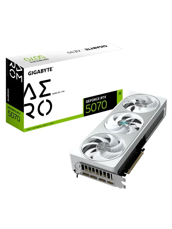 Gigabyte GeForce RTX 5070 AERO OC 12 Gt -näytönohjain
