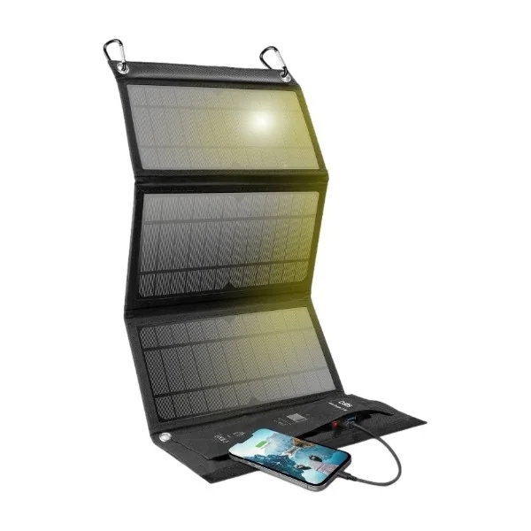 SBS Kannettava aurinkopaneelilaturi 2XUSB 21w
