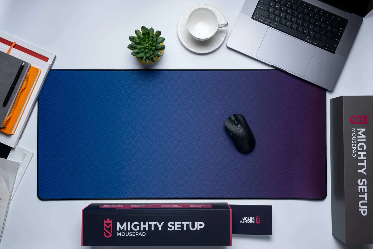 Mighty Setup Japanese Waves -pelihiirimatto, 900x400 mm