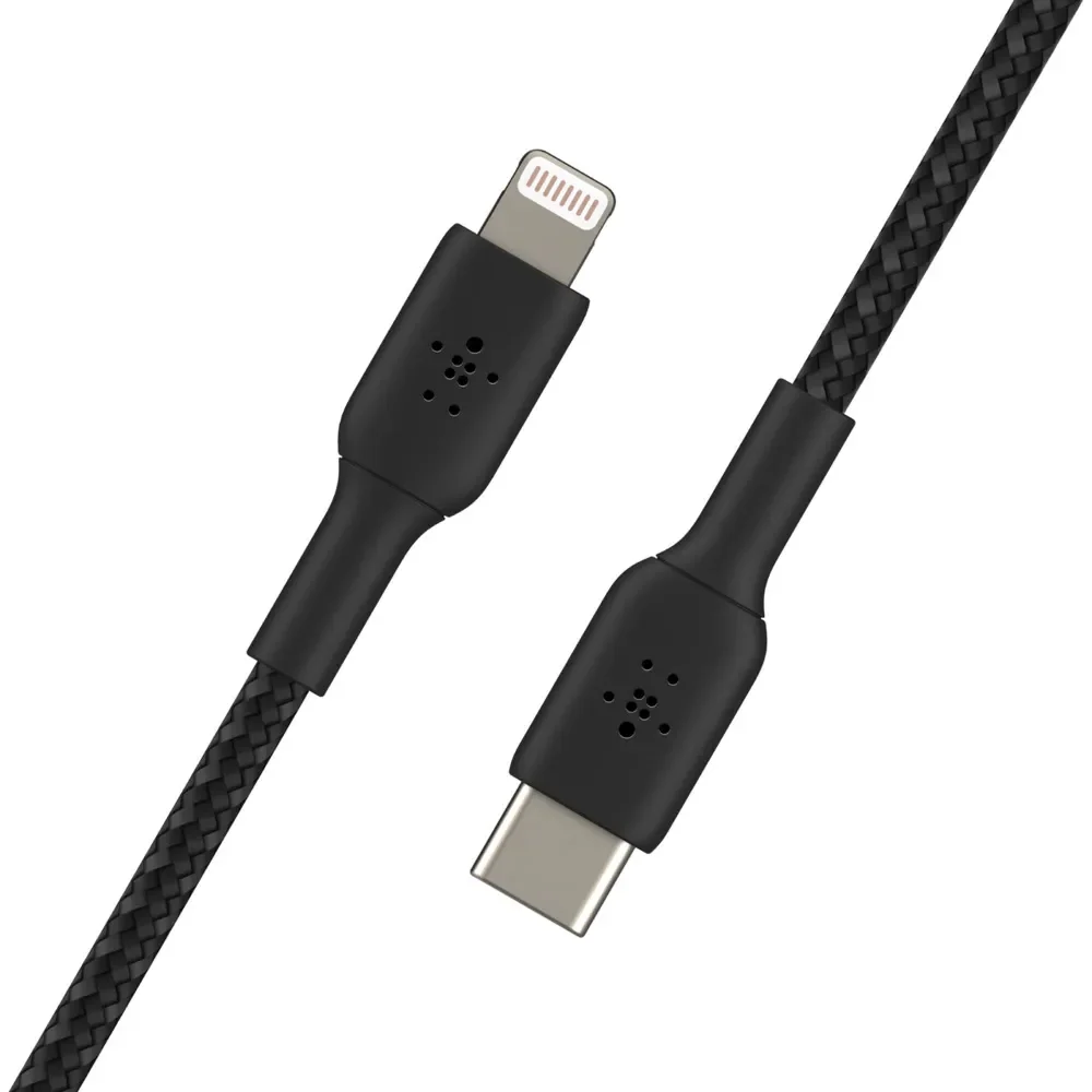 Belkin USB-C – Lightning -kaapeli, 2 m, musta