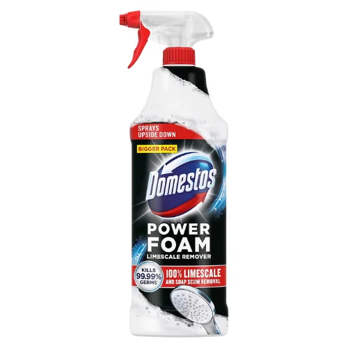 Domestos Power Foam Limescale Remover WC- ja Kylpyhuoneen Puhdistussuihke – 650 ml