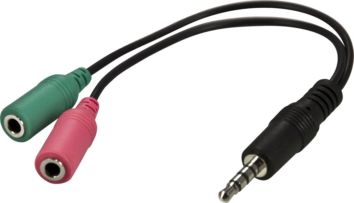 Deltaco Ad-8 0.1m 3,5mm 3,5mm