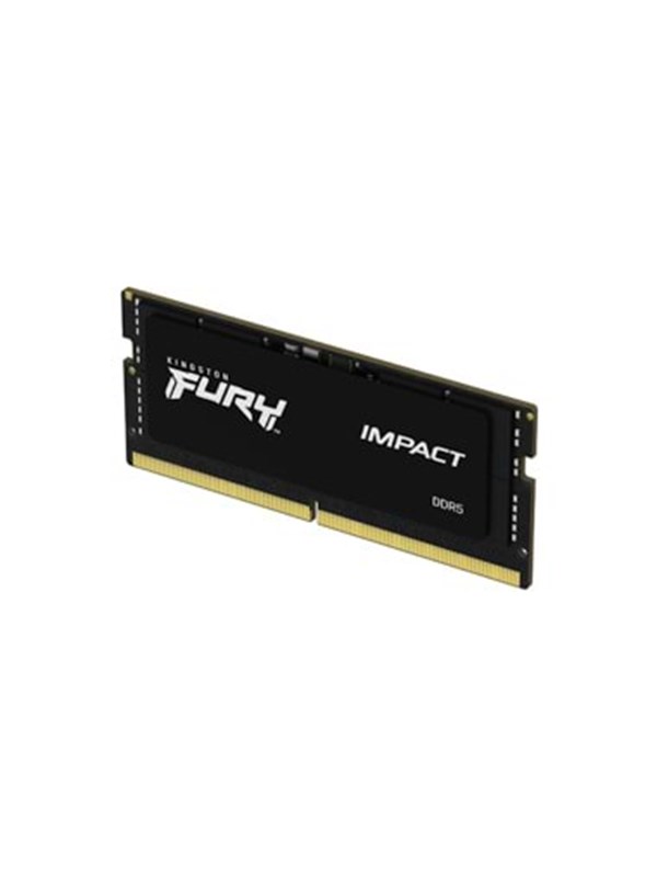 Kingston FURY Impact DDR5-4800 - 16GB - CL38 - Single Channel (1 pcs) - Musta