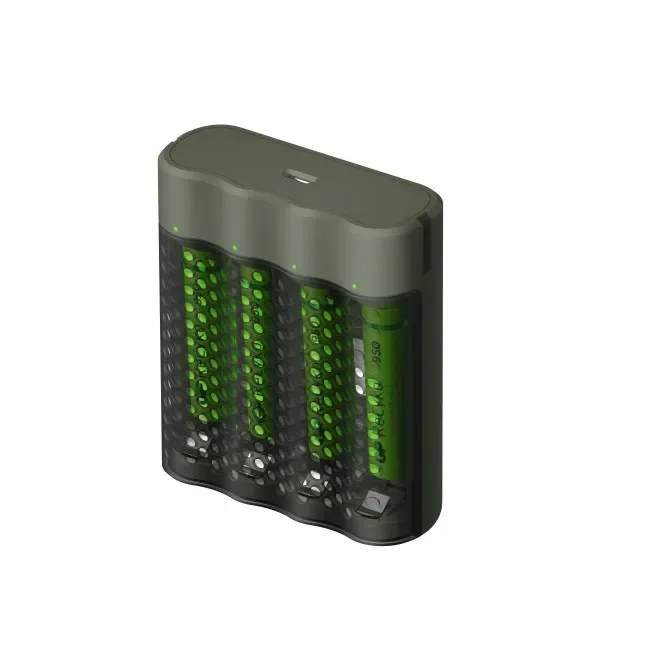 Gp Recyko Speed -akkulaturi M451 (usb), Sis. 4kpl X Aaa 950mah Akkua