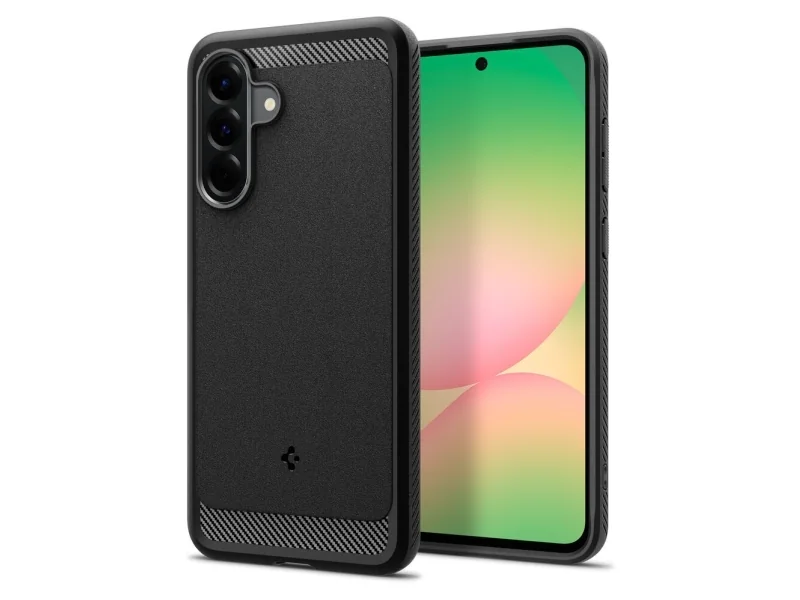 Spigen Rugged Armor - matte black - Samsung Galaxy A56 5G