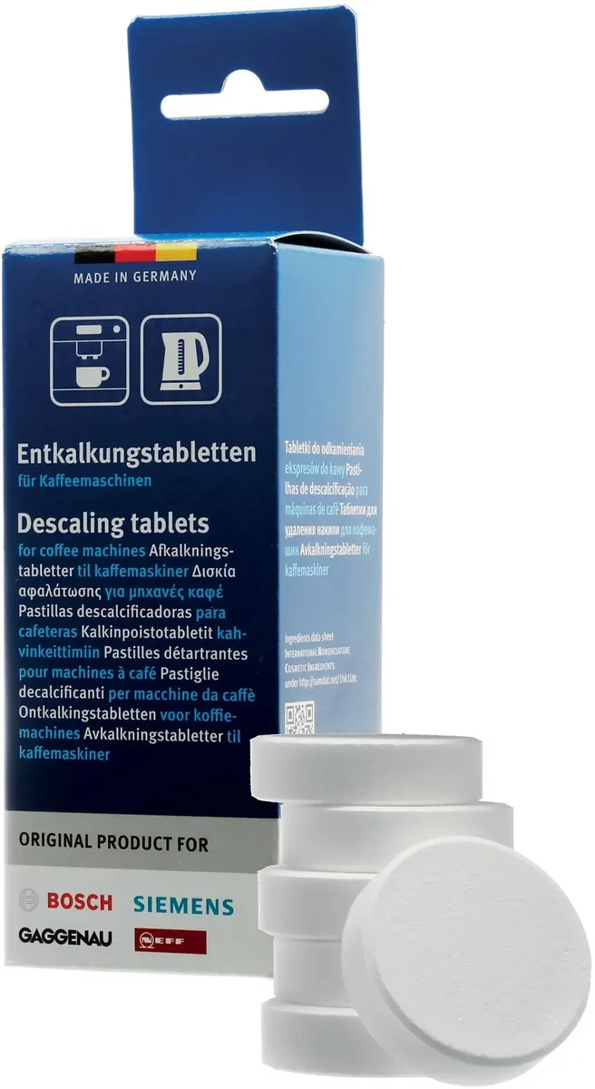 BSH Kalkinpoistotabletit kahvinkeittimiin - 6 kpl