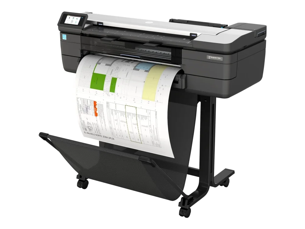 HP DesignJet T830 - 24" monitoimitulostin - väri - mustesuihku - 610 x 2770 mm (alkuperäinen) - Rulla (61 cm) (media) - jopa 0.43 min/sivu (tulostus)