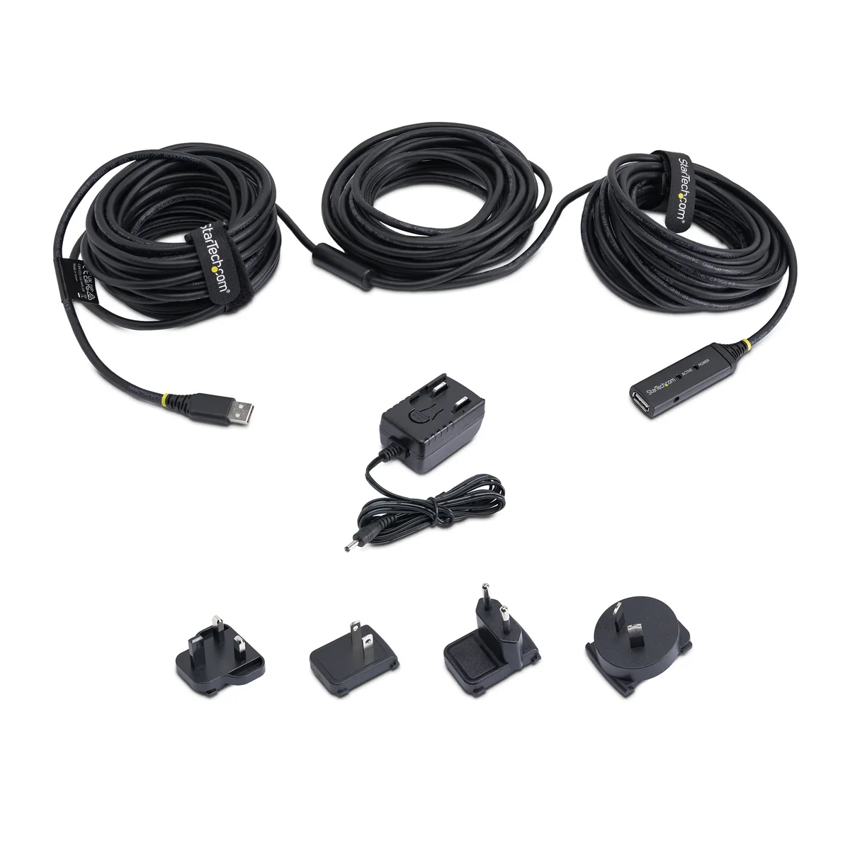 StarTech USB 2.0 -jatkokaapeli, 10 m, musta