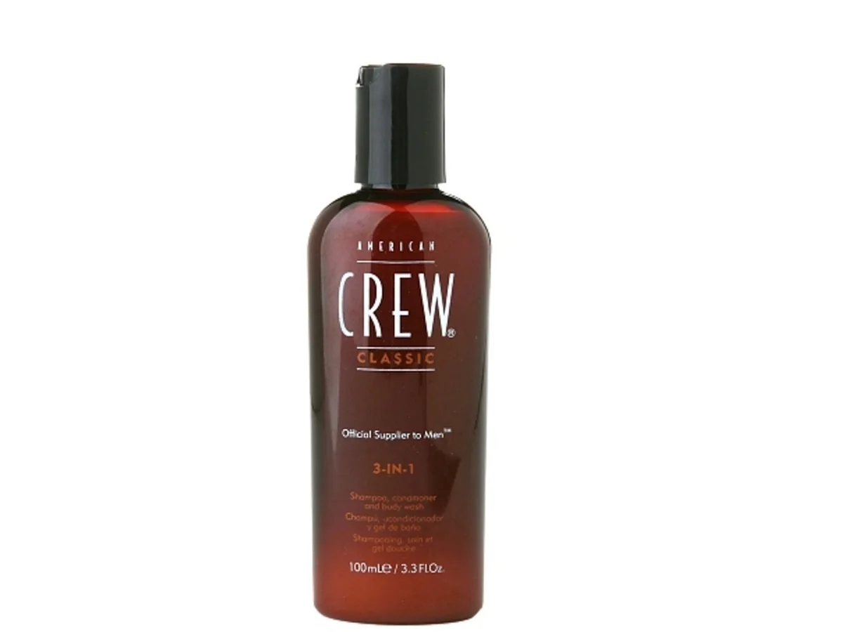 American Crew Classic Vegan 3-i-1 hårshampoo, balsami ja suihkugeeli 100 ml