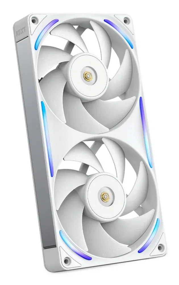 NZXT F240X - Kotelotuuletin - 240mm - Valkoinen RGB LED valolla - 41 dBA