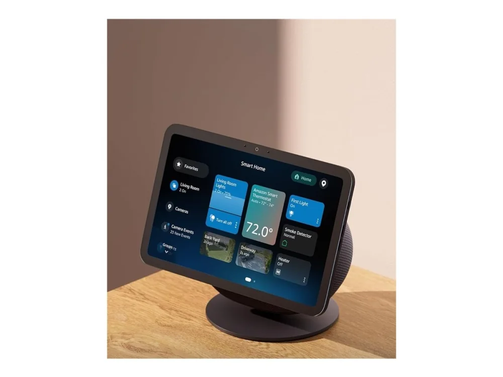 Amazon Echo Show 8, Amazon Alexa, Suorakulmio, Harmaa, Graphite, Englanti, Espanja, 22,1 cm (8.7)