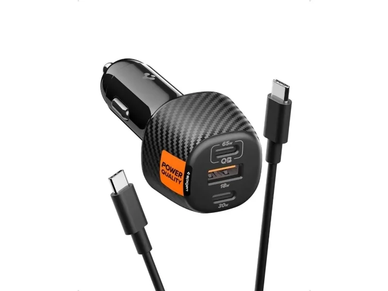 Spigen ACP09543, Automaattinen, Savukkeensytytin, 1 m, Musta