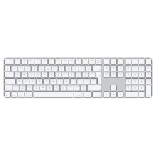 Apple Magic Keyboard with Touch ID and Numeric Keypad - Näppäimistö - Englanti - Valkoinen