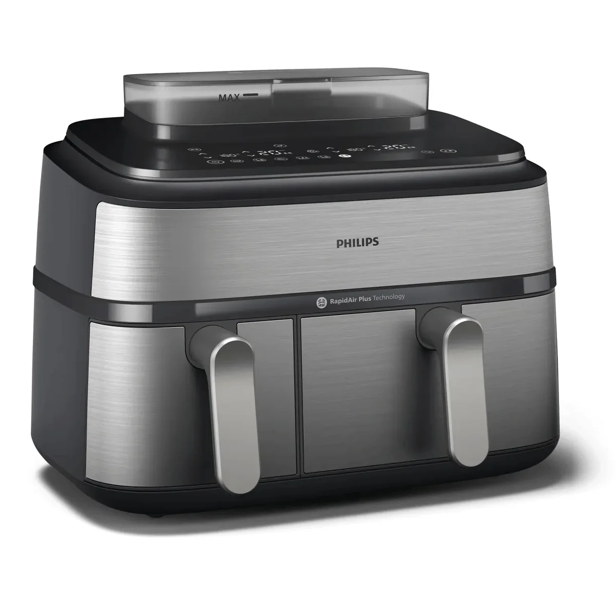 Philips 5000 series Airfryer Dual Basket höyryllä, Kuumakiertoilmakypsennin, 9 L, 1,4 kg, Rapid Air, 40 °C, 200 °C