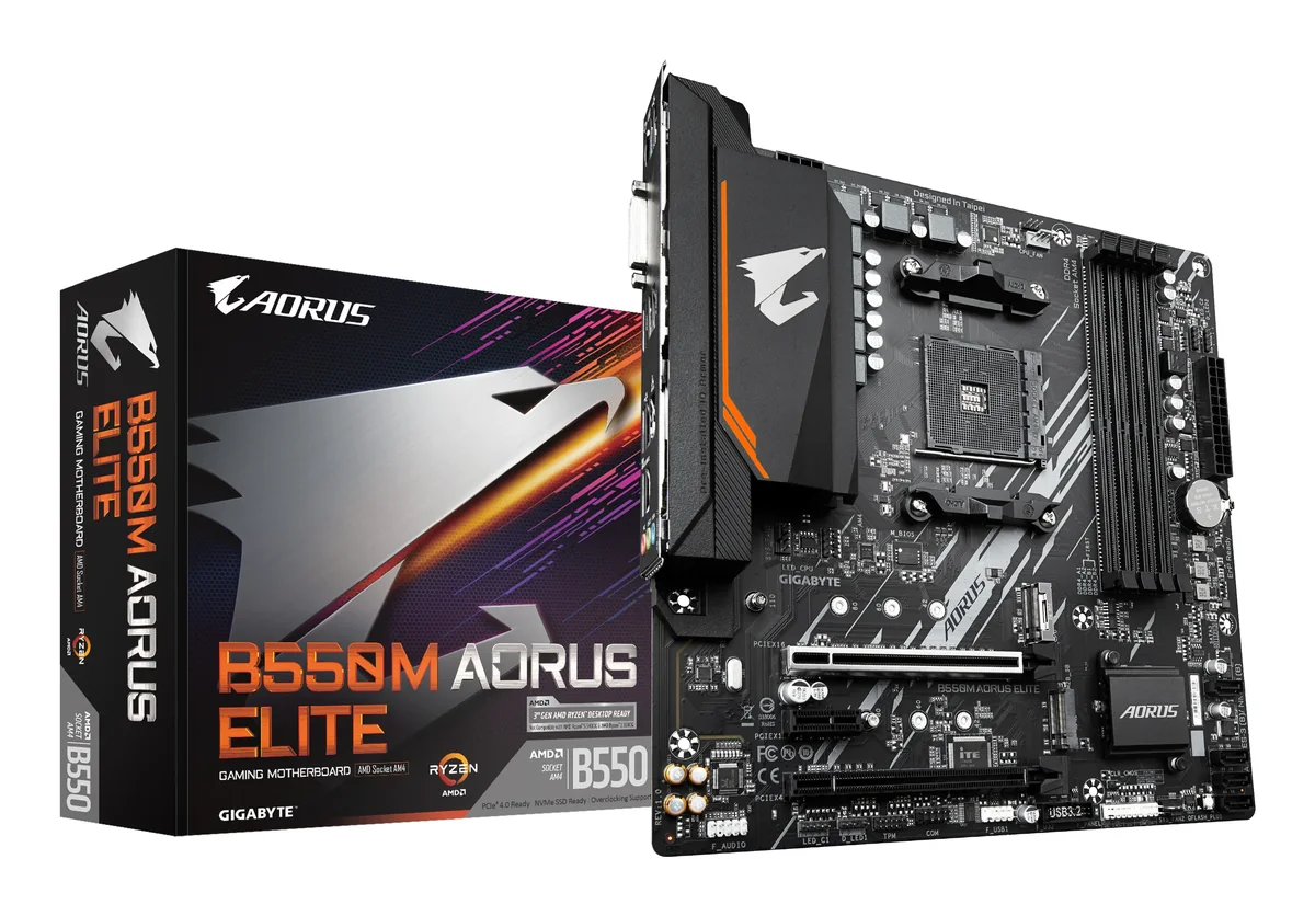 Gigabyte B550M AORUS ELITE AM4 mATX-emolevy