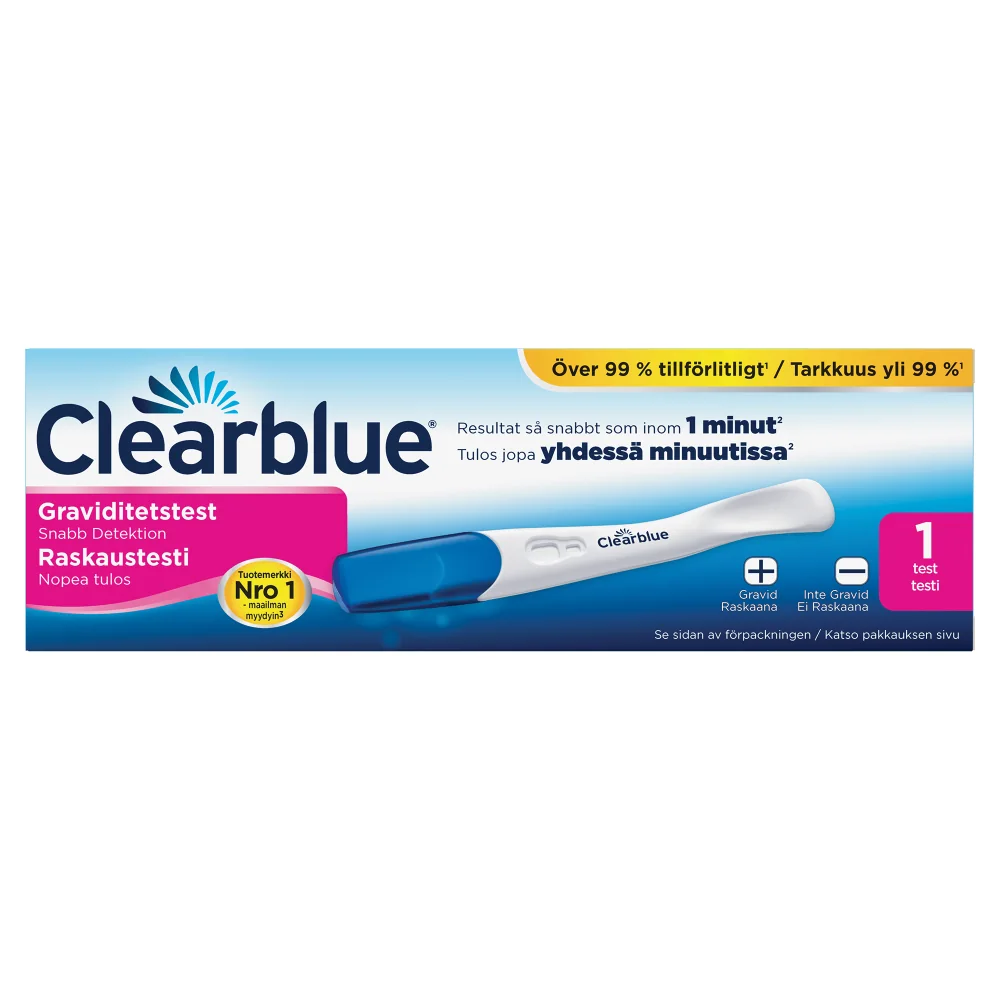 Clearblue raskaustesti 1 kpl