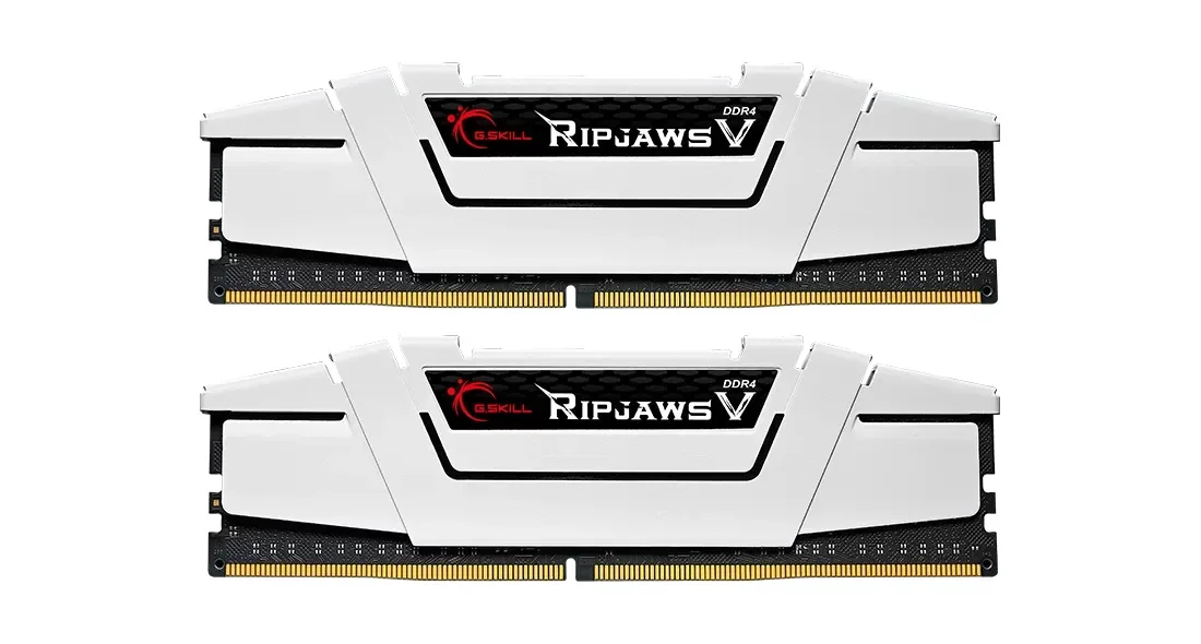 G.Skill Ripjaws V DDR4-3600 - 32GB - CL18 - Dual Channel (2 pcs) - Intel XMP - Valkoinen