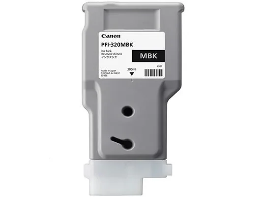 Canon PFI-320MBK, Mattamusta, Väriainepohjainen muste, 300 ml, 1 kpl