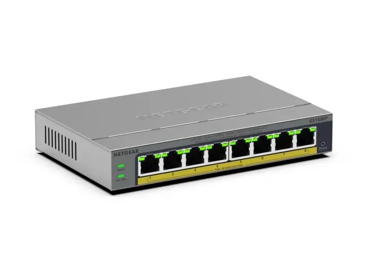 Netgear Easy Smart GS108EP - switch - 8 ports - smart