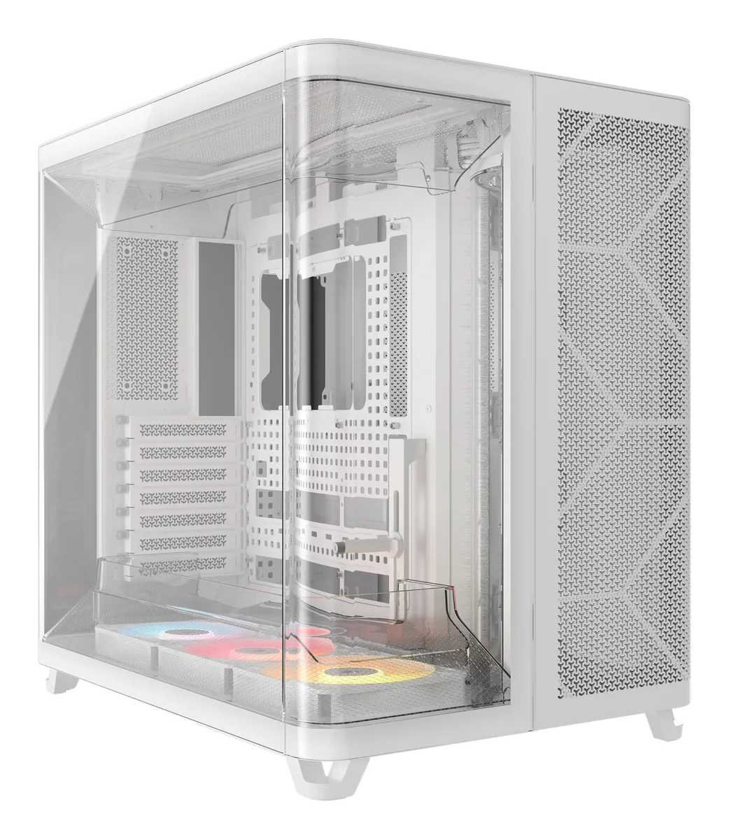 Corsair AIR 5400 RS-R ARGB White - Kotelot - Miditower - Valkoinen