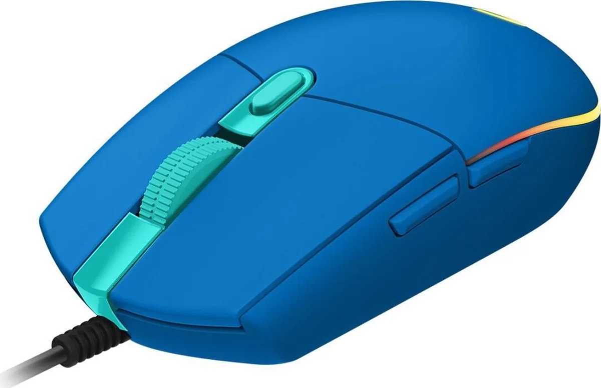 Logitech G102 LIGHTSYNC - Valkoinen - Hiiri - Optinen - 6 painiketta - Valkoinen