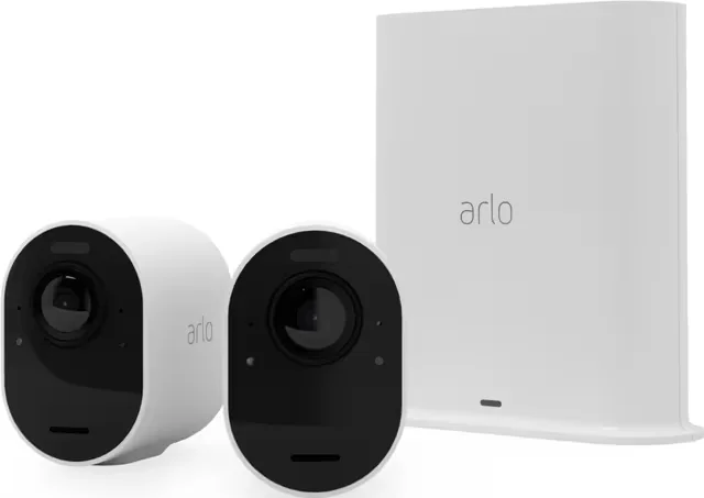 Arlo Ultra 2 4K langaton turvakamera (2 kpl, valkoinen)