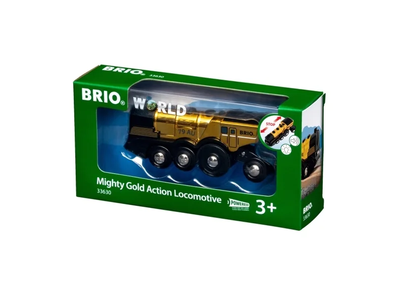 BRIO 33630 Kultainen toimintaveturi
