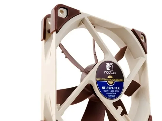 Noctua NF-S12A FLX - Sisäosa tuulettimella - 120 mm