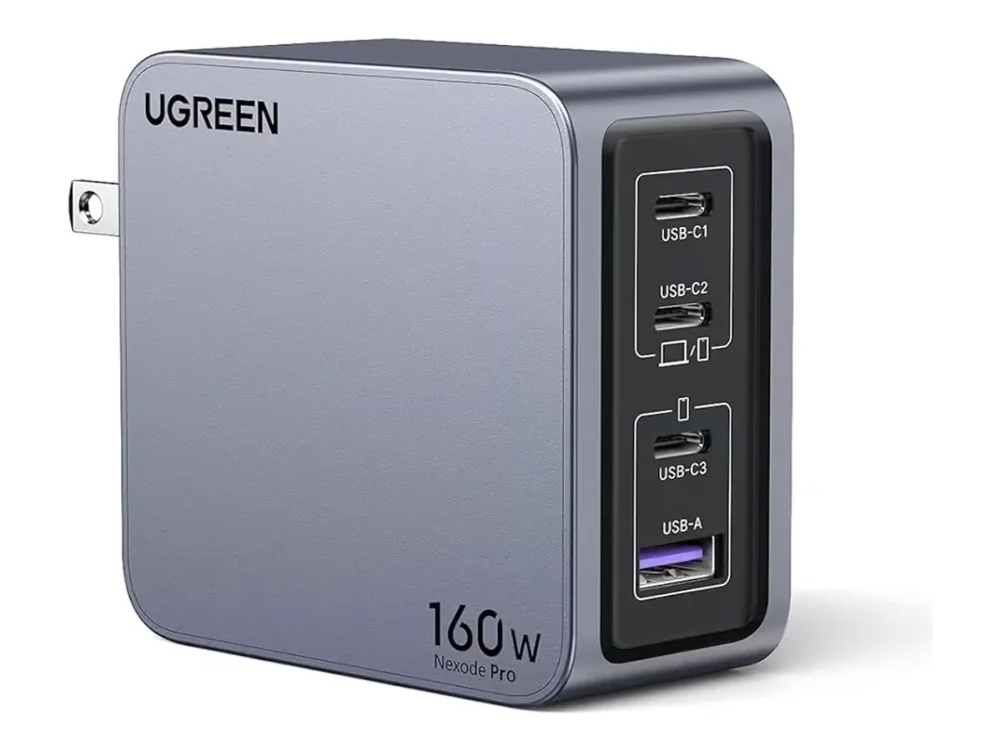 UGREEN Nexode Pro 160W 4-Port GaN Fast Charger with 240W USB-C Cable