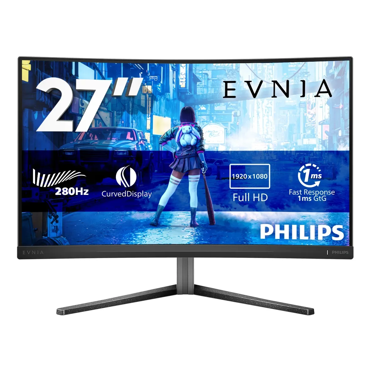 27" Philips Evnia 5000 27M2C5200W - 1920x1080 (FHD) - 280Hz - VA