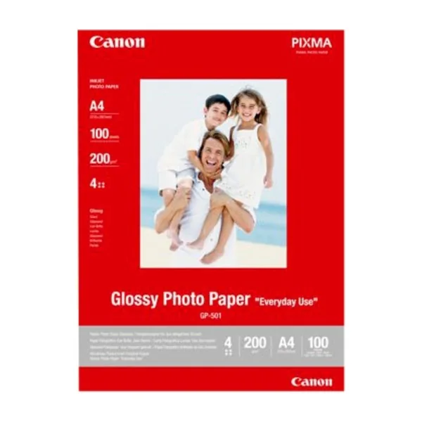 Canon Gp-501 Glossy valokuvapaperi A4 (100 arkkia)