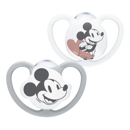 NUK Disney Space 6–18 kk Harmaa Tutti – 2 kpl