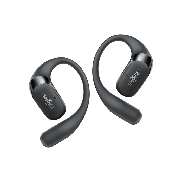 Shokz OpenFit 2+ True Wireless -kuulokkeet, musta