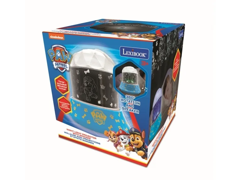 Paw Patrol Night Light Projector with Speaker
