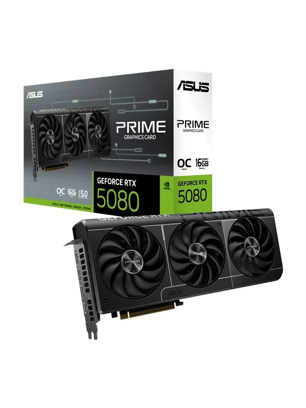 Asus GeForce RTX 5080 Prime Evo OC 16 Gt -näytönohjain