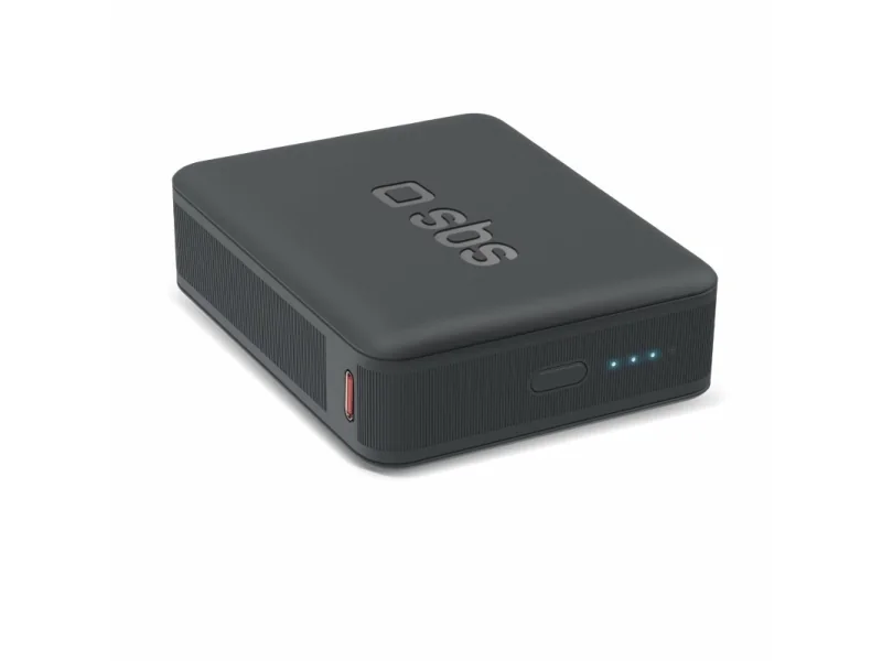 SBS 10.000 mAh PD powerbank - Black - 10000 mAh