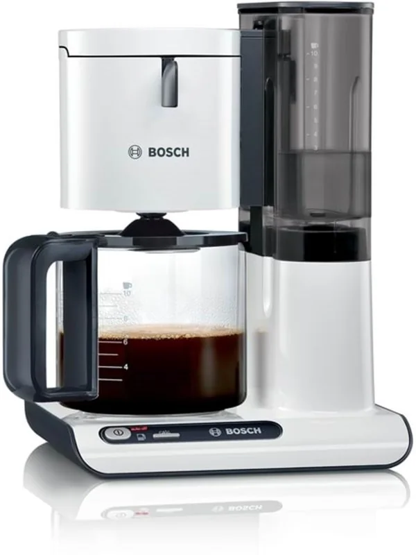 Bosch Styline TKA8011 - Kaffemaskine - 10 kopper - hvid/anthracit