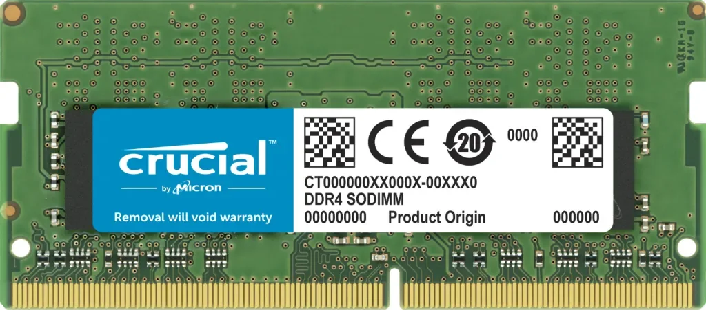 Crucial - DDR4 - modul - 32 GB - SO DIMM 260-PIN - 3200 MHz / PC4-25600 - CL22 - 1,2 V - ikke bufferet - ikke-ECC