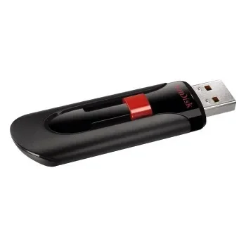 Sandisk Cruzer Glide 128gb Usb-a Musta, Punainen