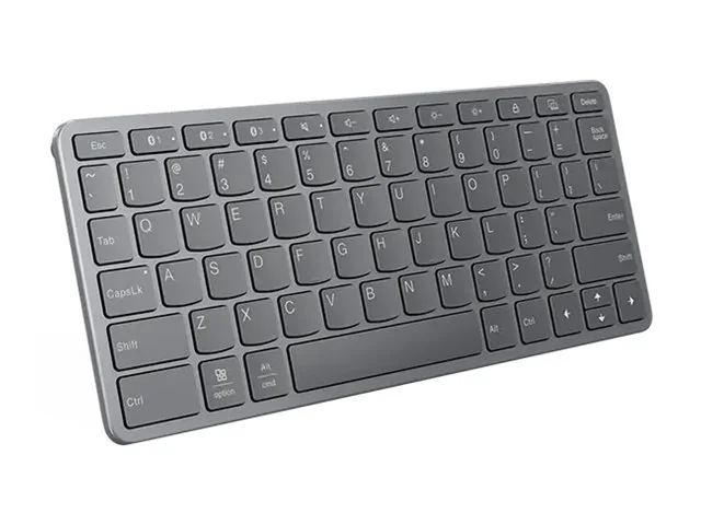Lenovo Multi-Device Wireless Keyboard US International - Näppäimistö - Englanti (US) - Harmaa