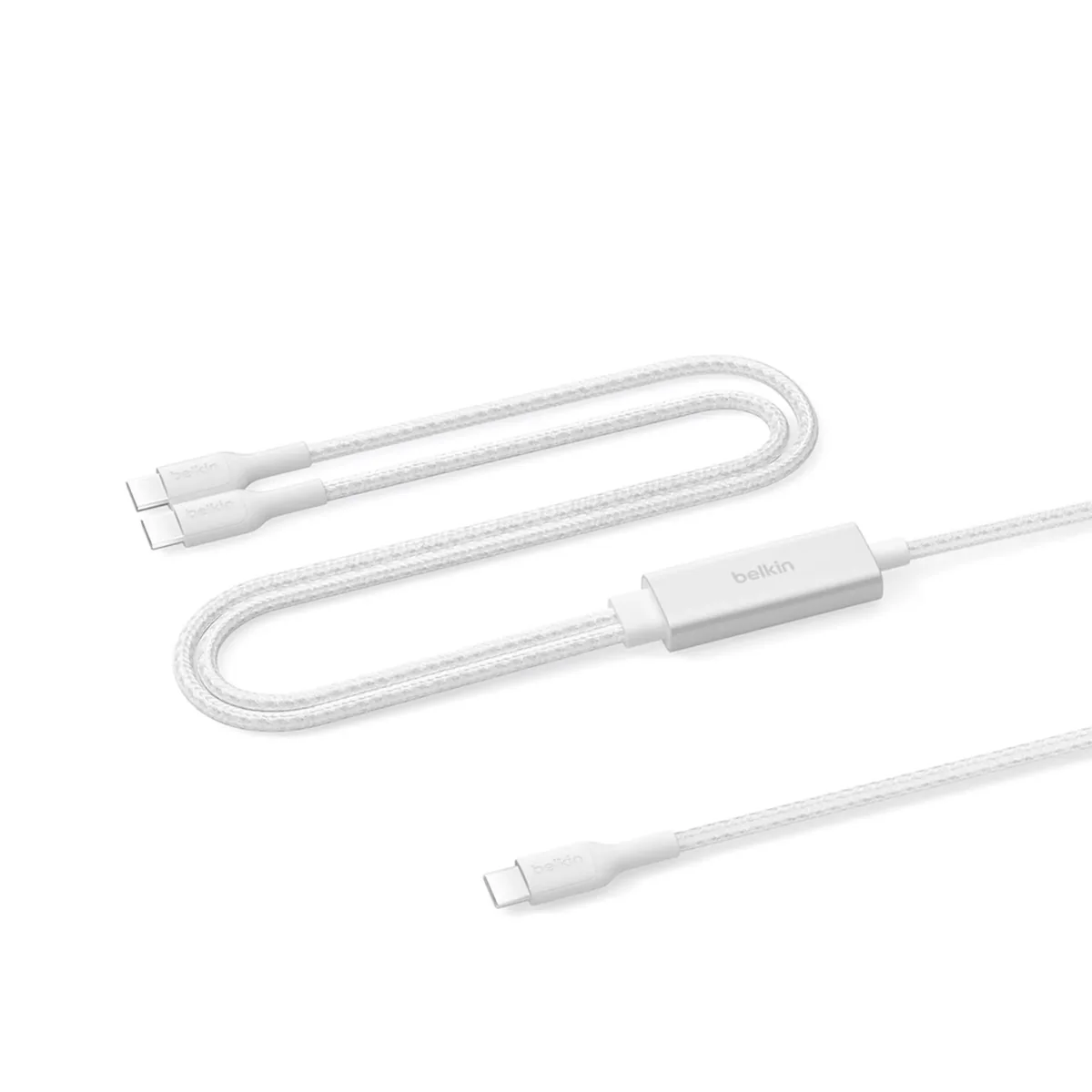 Belkin BoostCharge Pro 140W Dual USB-C Cable - 1.5m - White