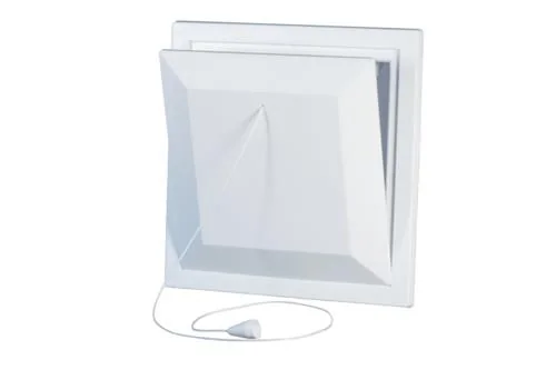Duka Flap valve Type 111 150x150 mm white
