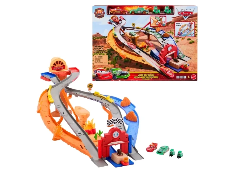 Disney Pixar Cars Radiator Springs Race & Rescue - Rescue Road Raceway Playset