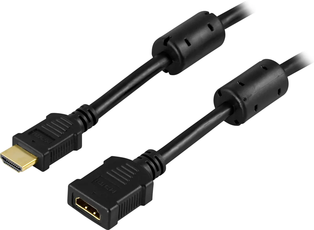 Deltaco HDMI 1.3 -kaapeli, 3 m, musta