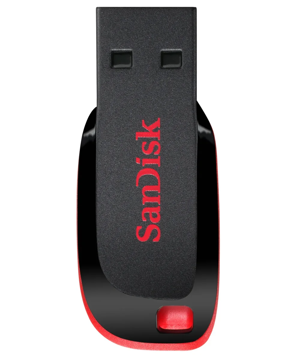 Sandisk Cruzer Blade 16gb Usb-a Musta, Punainen
