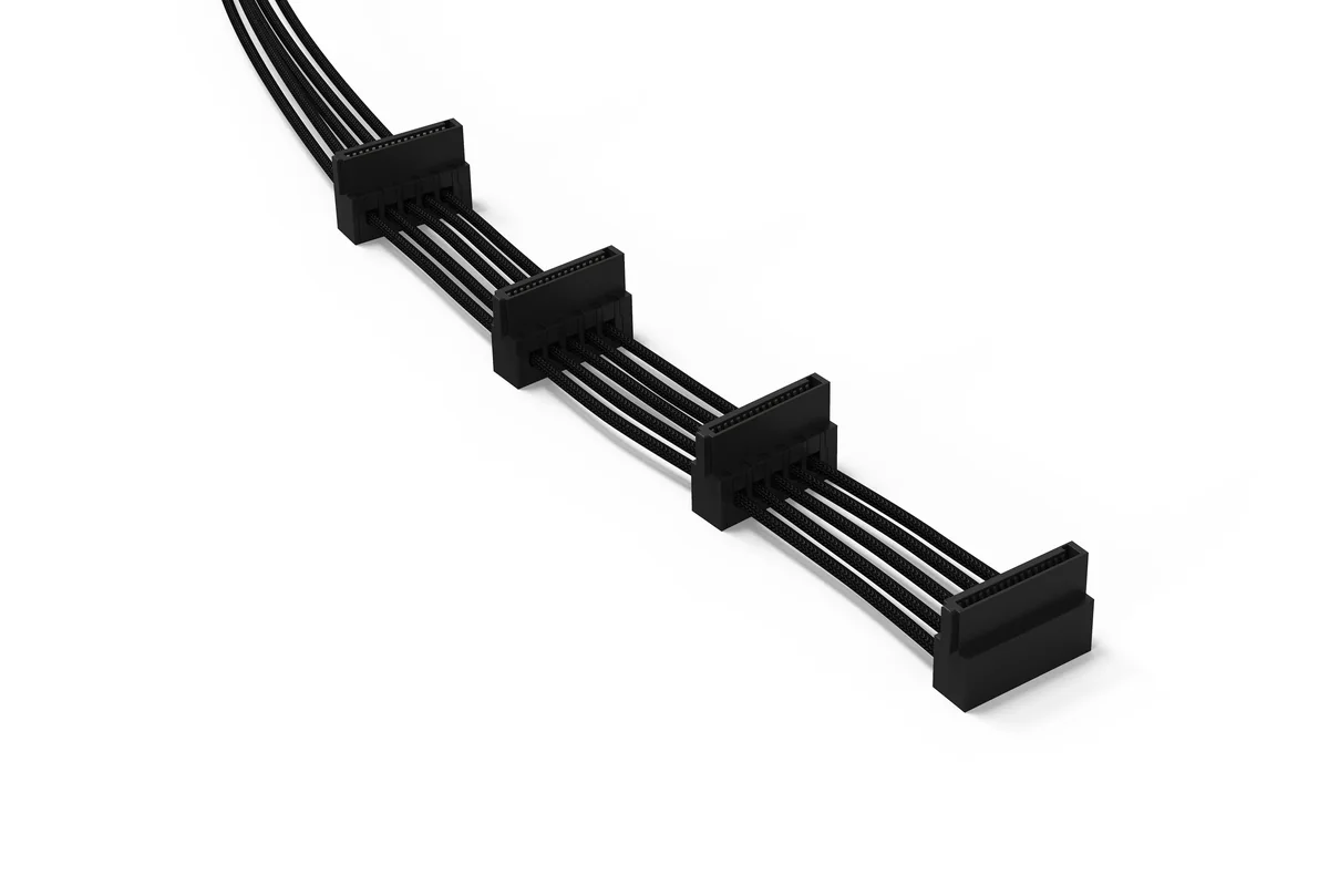 be quiet! S-ATA POWER CABLE CS-6740 - Strømkabel - SATA strøm - 72 cm - lajittelu