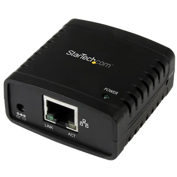 StarTech PM1115U2 - Tulostinpalvelin, Musta