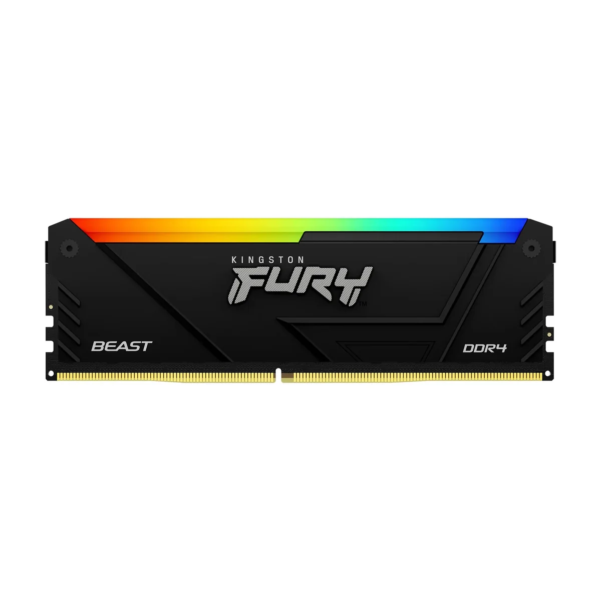 Kingston FURY Beast RGB DDR4-3200 - 8GB - CL16 - Single Channel (1 pcs) - Intel XMP - Musta