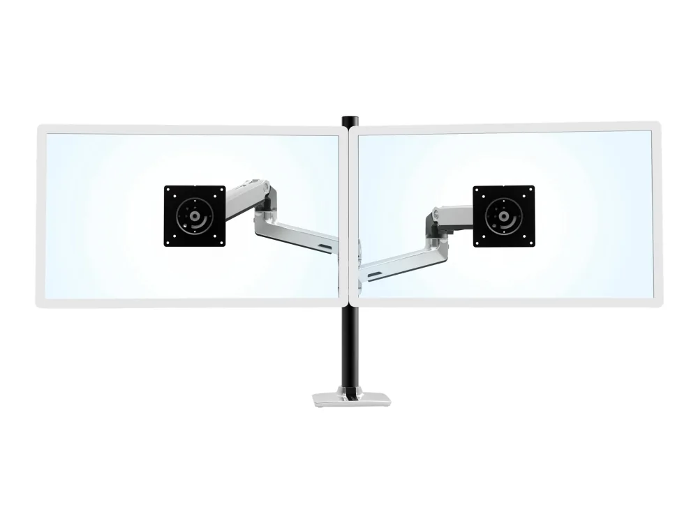 Ergotron LX Series LX Dual Stacking Arm Tall Pole, Puristin, 20 kg, 101,6 cm (40), 100 x 100 mm, Korkeudensäätö, Alumiini