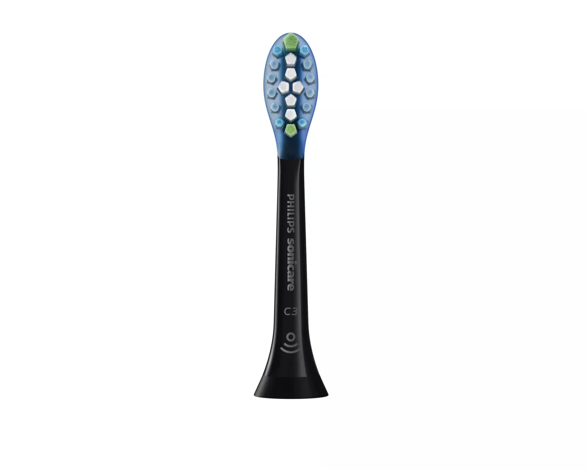 Philips Sonicare Premium Plaque Defence 4 kpl -vaihtoharjaspäät, Musta